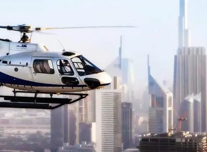 <h1 style='font-size:18px;'>Helicopter Ride Dubai</h1><H2 style='color:#5E6D77;font-size:14px;'>Get an unbeatable aerial view of Dubai while experiencing the thrill of a helicopter ride</H2>