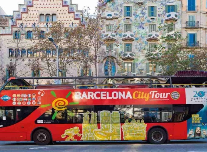 <h1 style='font-size:18px;'>Barcelona City Tour Hop-On Hop-Off</h1><H2 style='color:#5E6D77;font-size:14px;'>Panoramic Hop-On Hop-Off Tour of Barcelona  by Double-Decker Bus: 1-Day or 2-Day Ticket</H2>