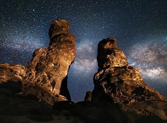 <h1 style='font-size:18px;'>STARGAZING OR MOONLIT NIGHTS EXPERIENCE ALULA</h1><H2 style='color:#5E6D77;font-size:14px;'>Discover the magic of Al-Ula nights in a stargazing experience in the Al-Gharamil area</H2>
